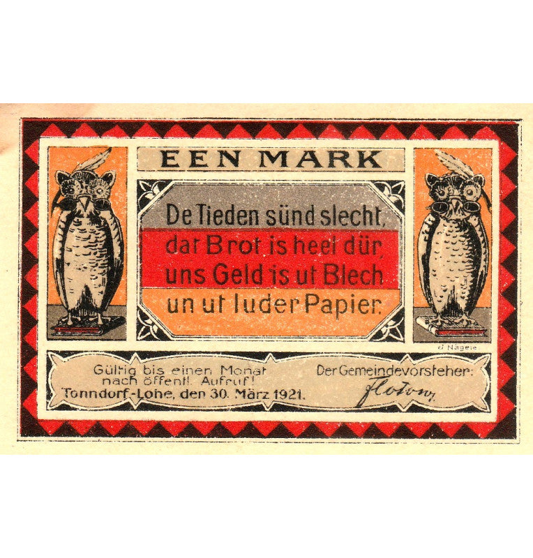Alemania Set 5 Notgelds 1921